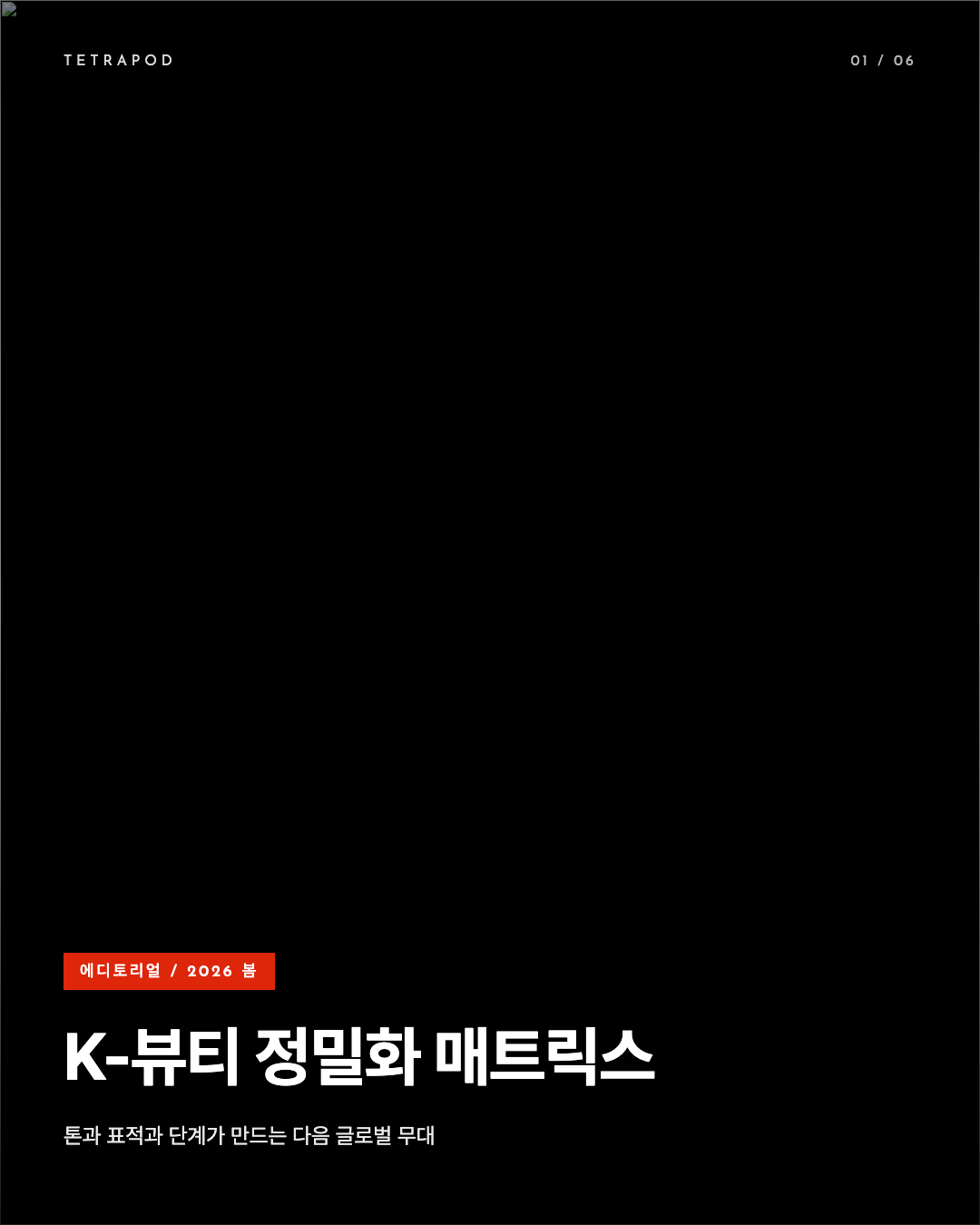 K-뷰티 정밀화 매트릭스, 톤과 표적과 단계