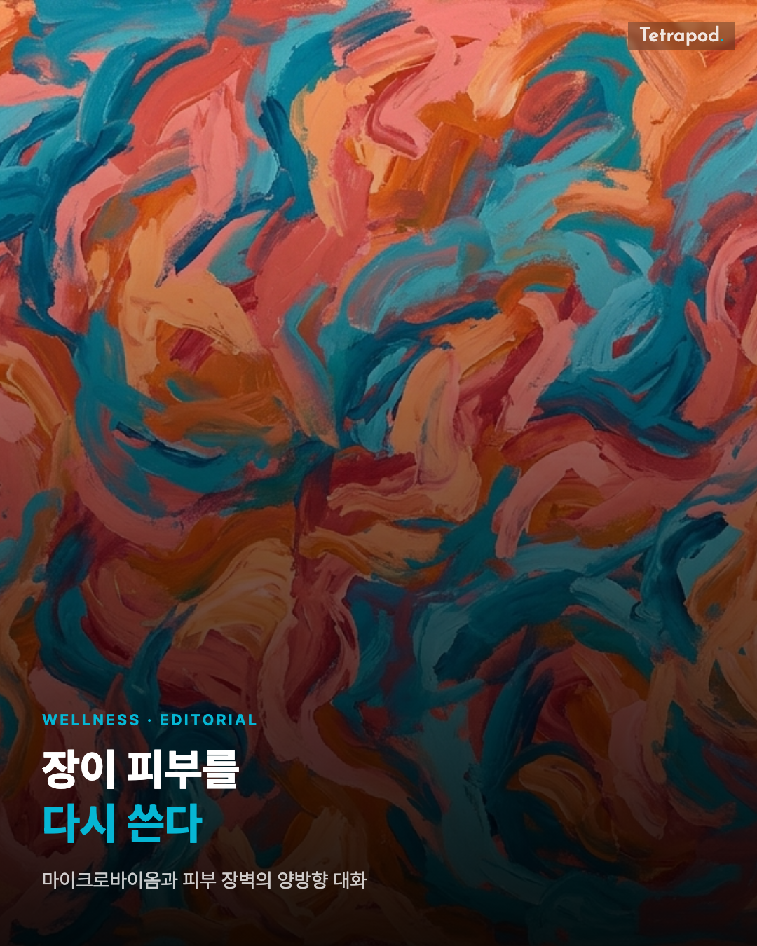 장이 피부를 다시 쓴다