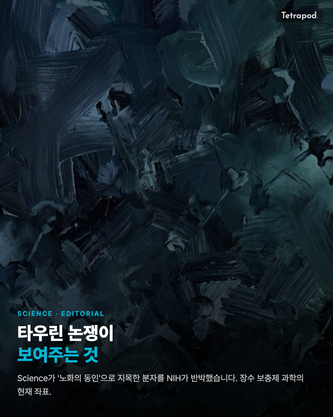 타우린 논쟁이 보여주는 것, 장수 보충제 과학의 현재 좌표