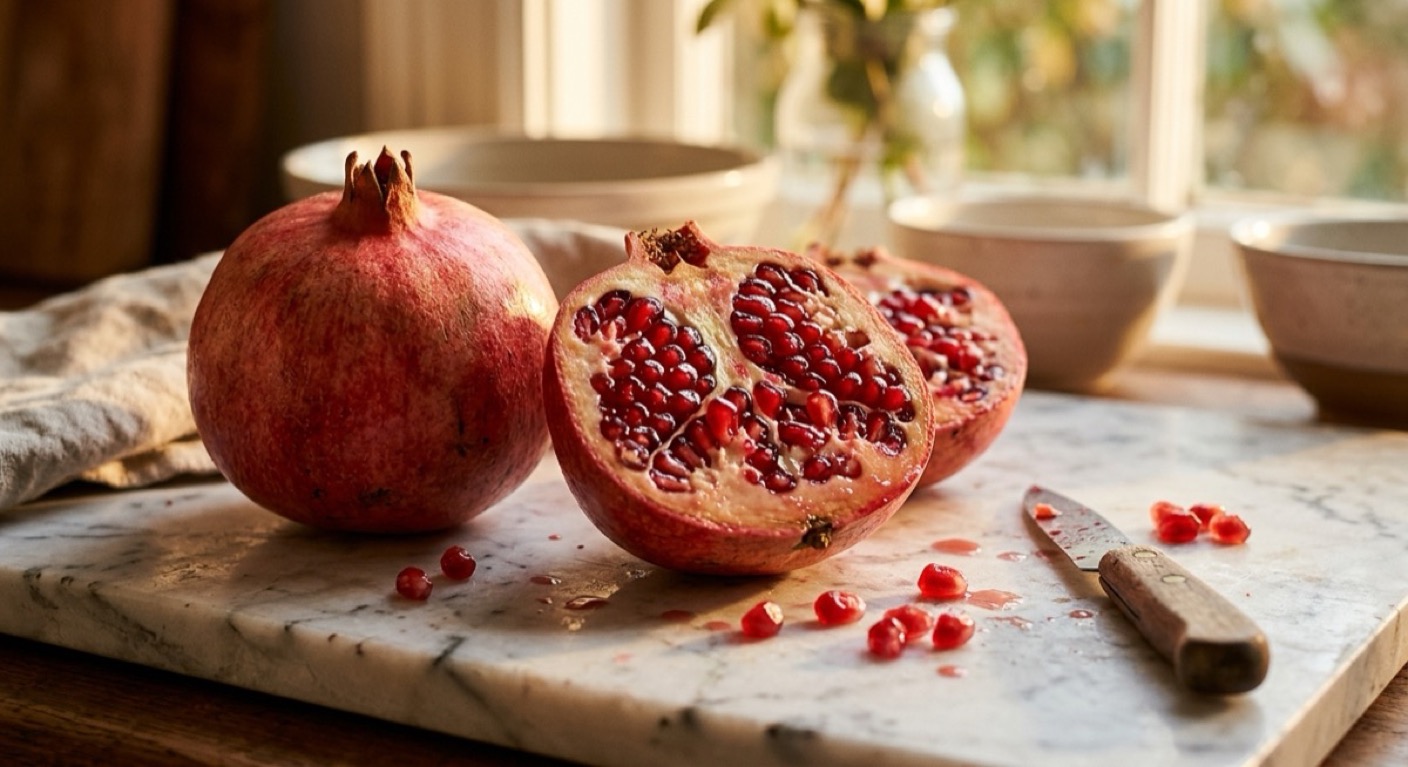 Pomegranate Extract Reduces Crow's Feet 48% in 60-Day Clinical Trial