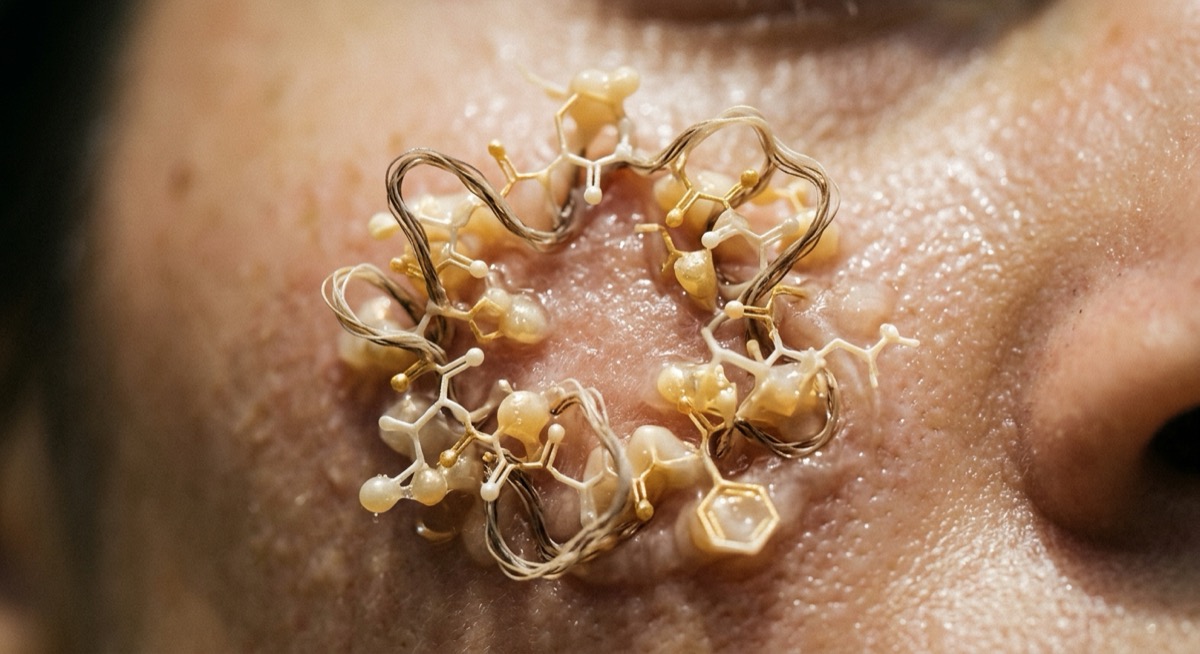 Cyclized Hexapeptide-9 0.002% Outperforms Same-Dose Retinol 2.1x in Crow's Feet Over 56 Days
