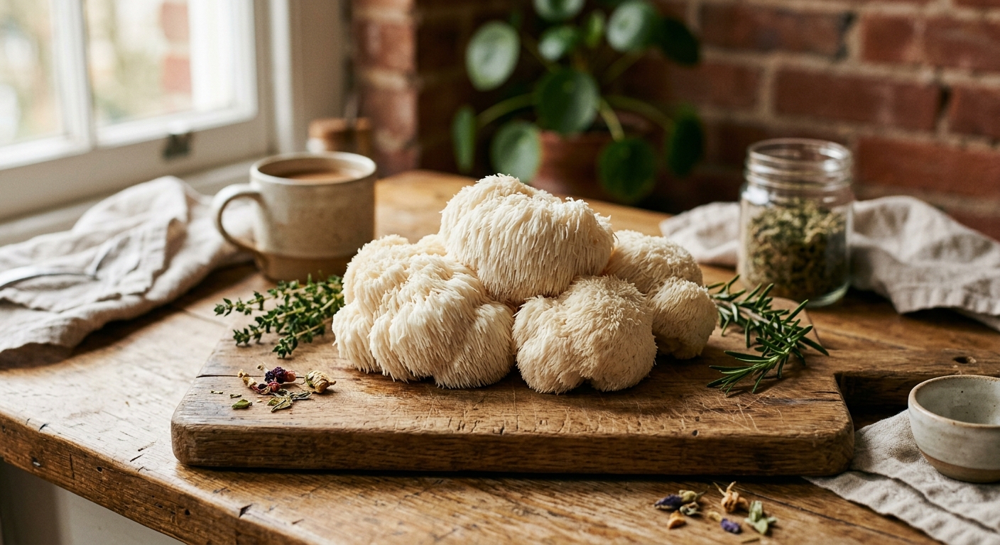 Lion's Mane 1g 8 Weeks: Depression -32%, Anxiety -28%, NGF +35% in Menopausal Women RCT
