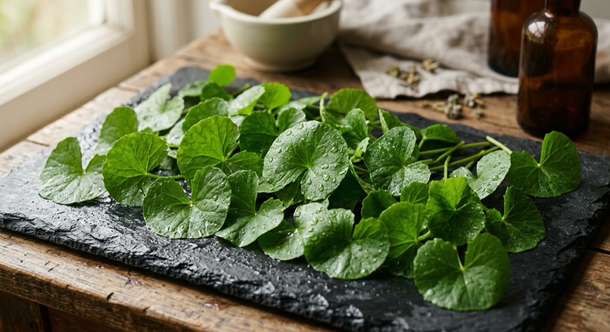 Gotu Kola (Centella) Triterpenoids 60mg Lift Vein Endothelium +28%, Lymph Drainage +25% in 12 Weeks
