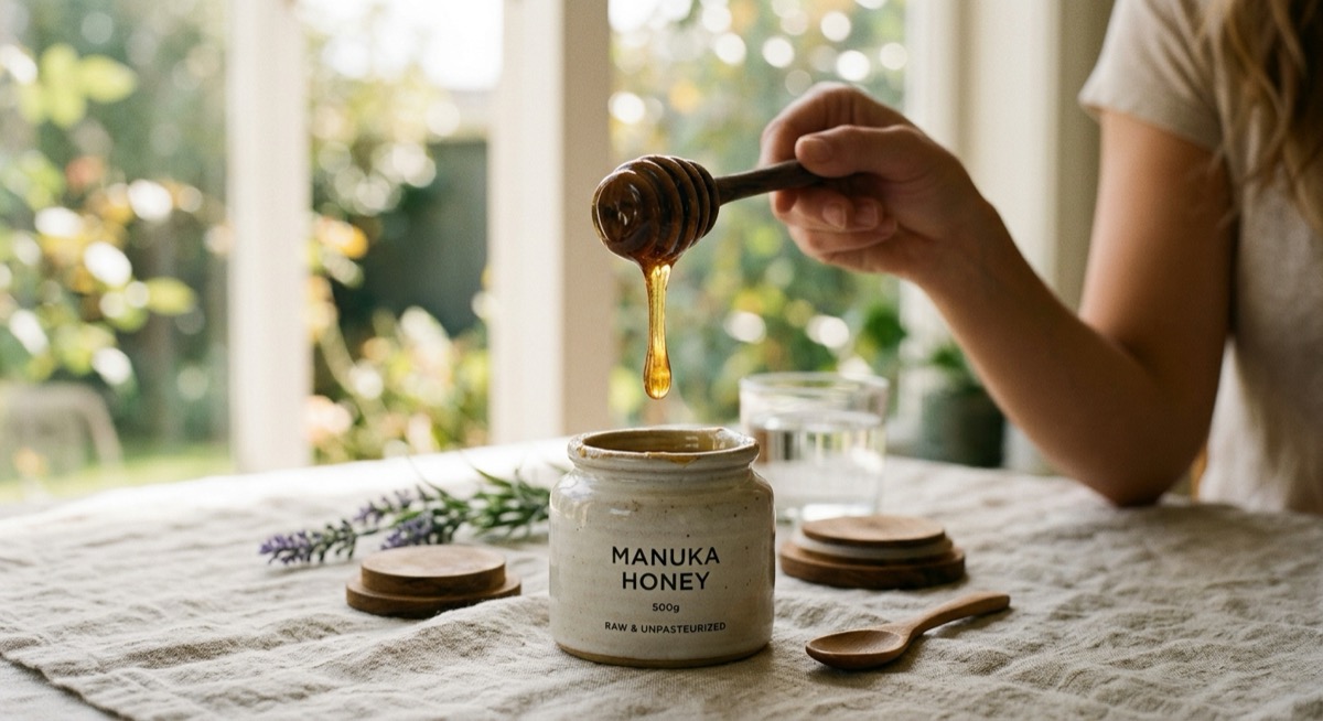 Manuka Honey (MGO 800+) for Sore Throat and H. Pylori Antimicrobial in 2025 Trial