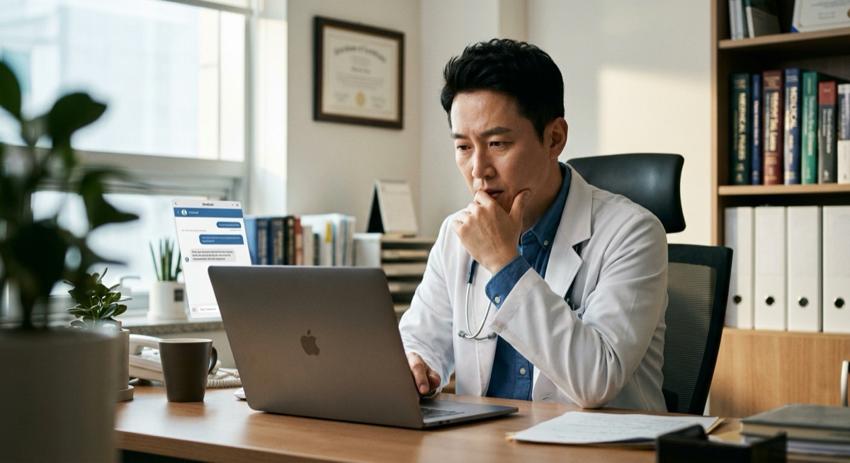 NEJM AI Automation Bias RCT — Physicians Pulled 14%p by ChatGPT Errors. AI Medical Establishment Shadow