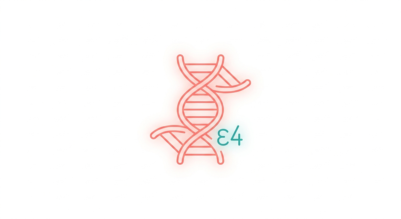 APOE4 — 알츠하이머 가장 강한 유전 위험 인자, 여성에서 81% 위험 (남성 27%)