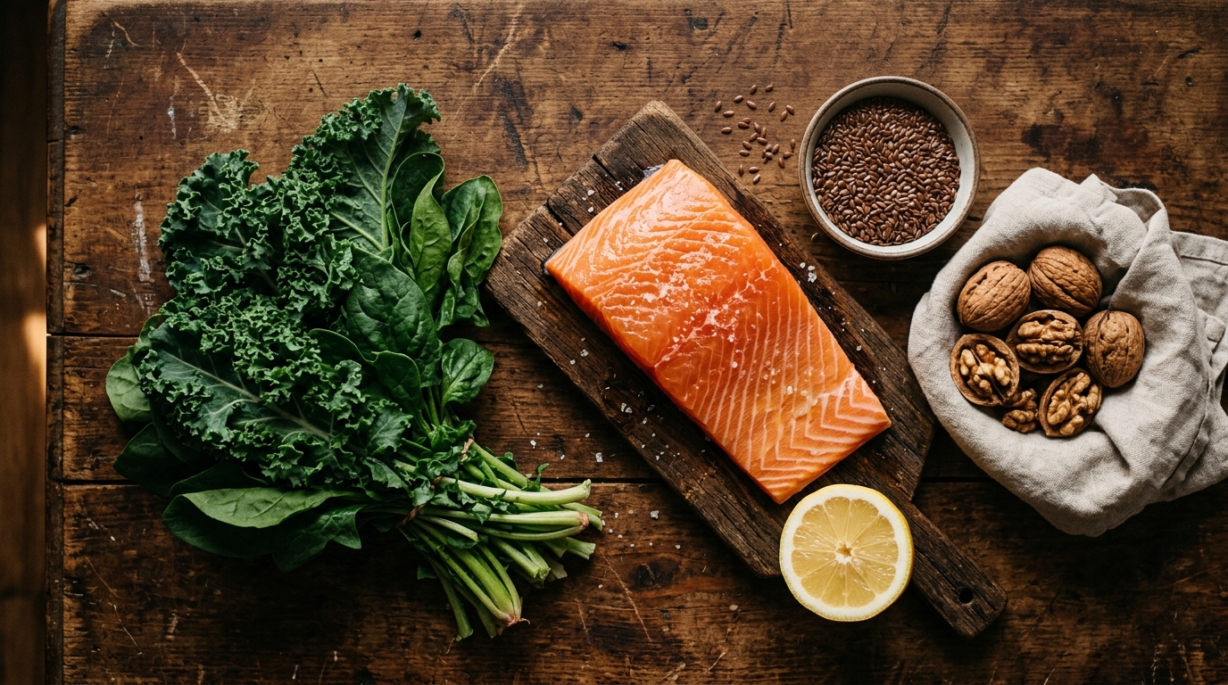 You Build Your Skin Barrier With Food — Omega-3, Zinc, Iron and Vitamin D Molecular Map