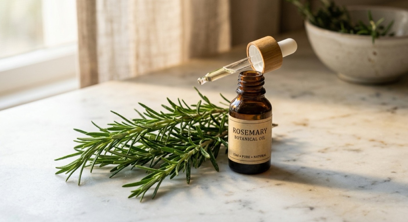 Rosemary Oil Matches Minoxidil 2% for Hair Growth in 6-Month Trial