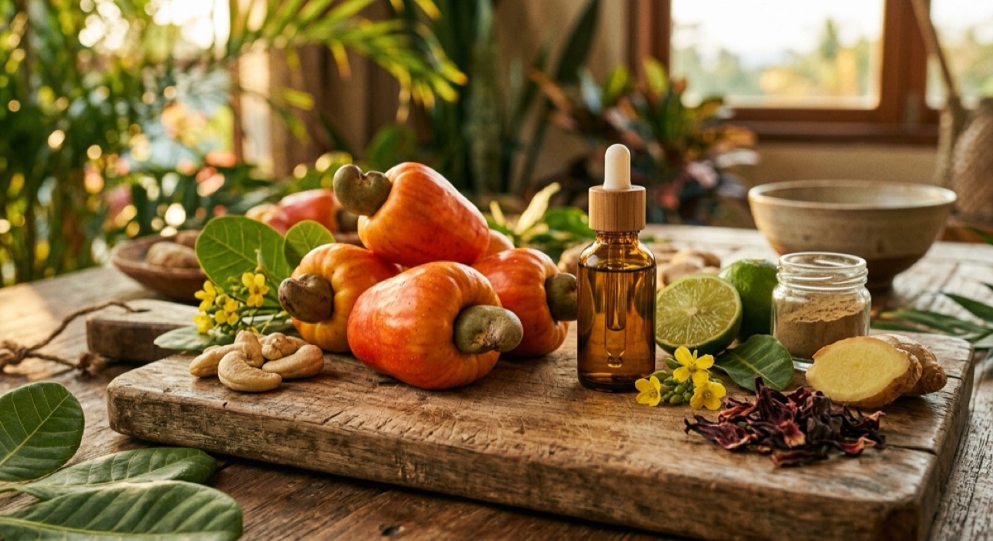 Cashew Apple Extract in Liposomes Retains 85% Vitamin C, Doubles Skin Penetration